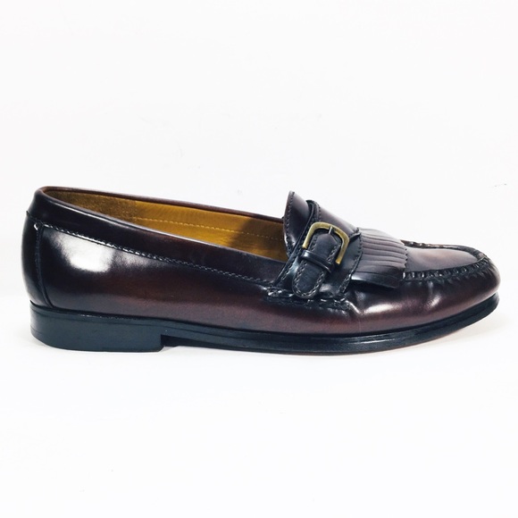 Cole Haan Pinch Buckle Burgundy Kiltie 
